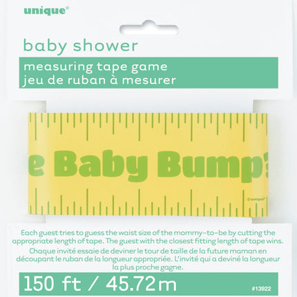 Cinta de entrega para baby shower Baby Bump 45,7 m