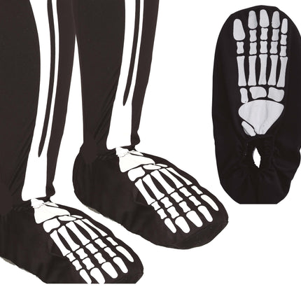 Pies de esqueleto de Halloween