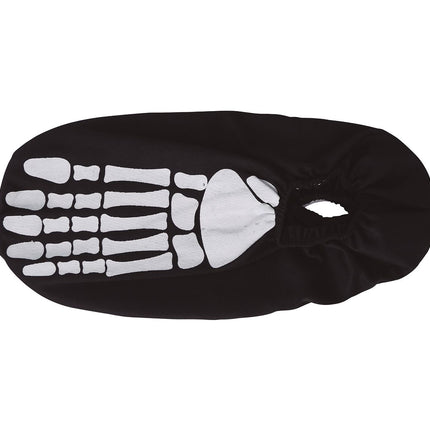 Pies de esqueleto de Halloween