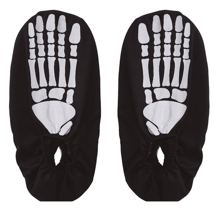 Pies de esqueleto de Halloween