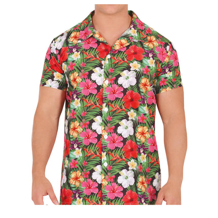 Blusa Hawaii Flores para hombre