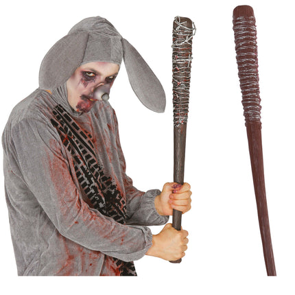 Halloween Bate de béisbol de púas 73cm