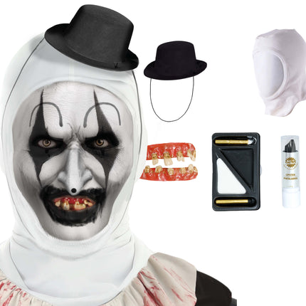 Set de maquillaje de payaso Horror 5 piezas