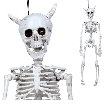 Halloween Decoración Colgante Diablo Esqueleto 40cm