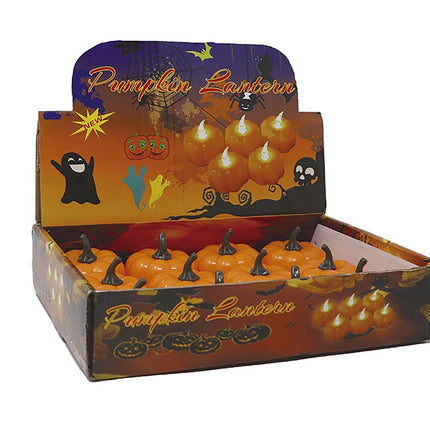 Decoración de mesa de Halloween Luz de calabaza