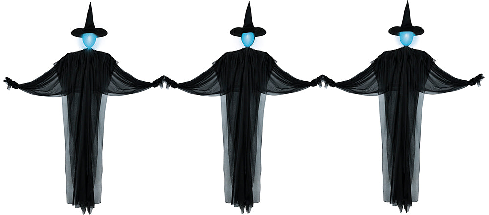 Halloween Cuerda de Luz Tres Brujas 1,6m