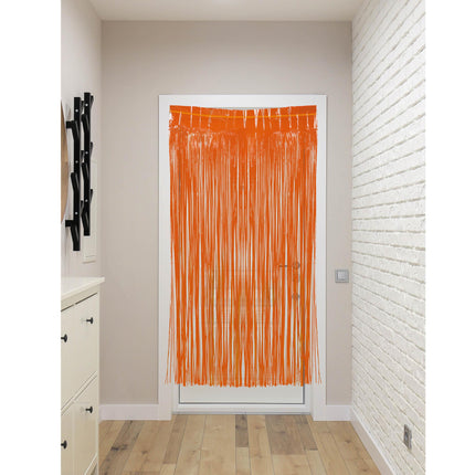 Cortina de puerta naranja 2m