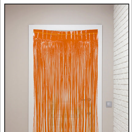 Cortina de puerta naranja 2m