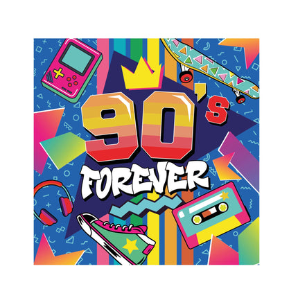 Servilletas 90s 33cm 12ud