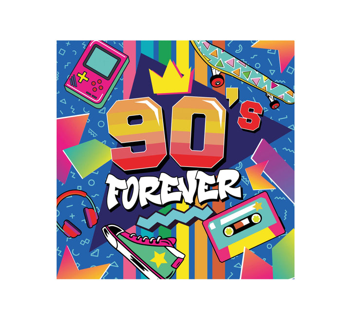 Servilletas 90s 33cm 12ud