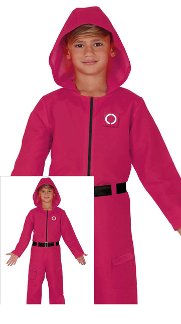 Traje Calamar Rojo Rosa