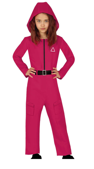 Traje Calamar Rojo Rosa