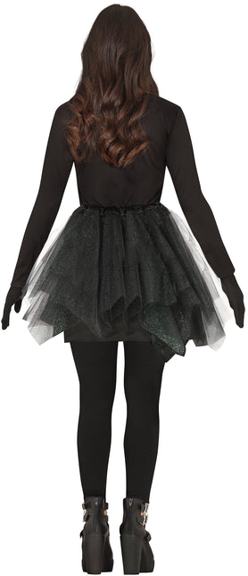 Esqueleto Vestido Halloween Señoras Negro