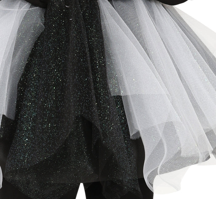 Esqueleto Vestido Halloween Señoras Negro