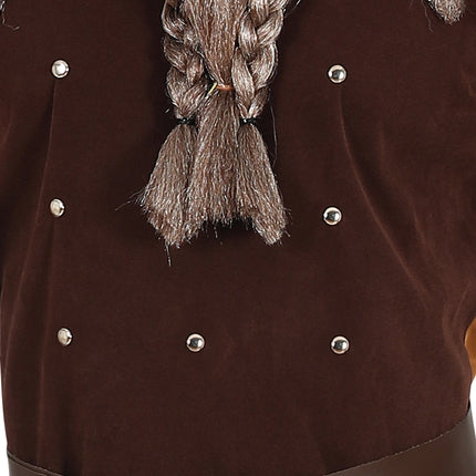 Disfraz de Vikingo Hombre Marrón