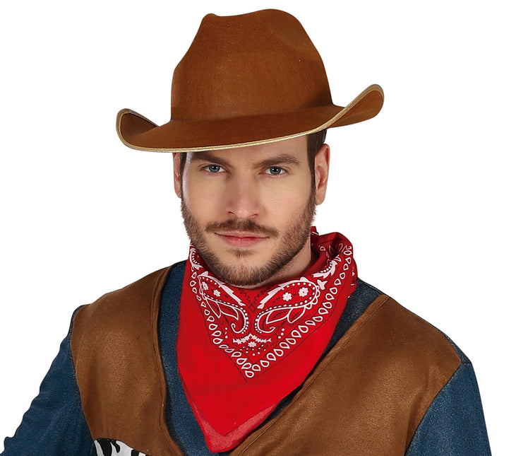 Disfraz de Vaquero Hombre Marrón