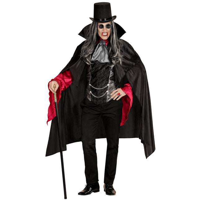 Disfraz Halloween Vampiro Negro Hombre