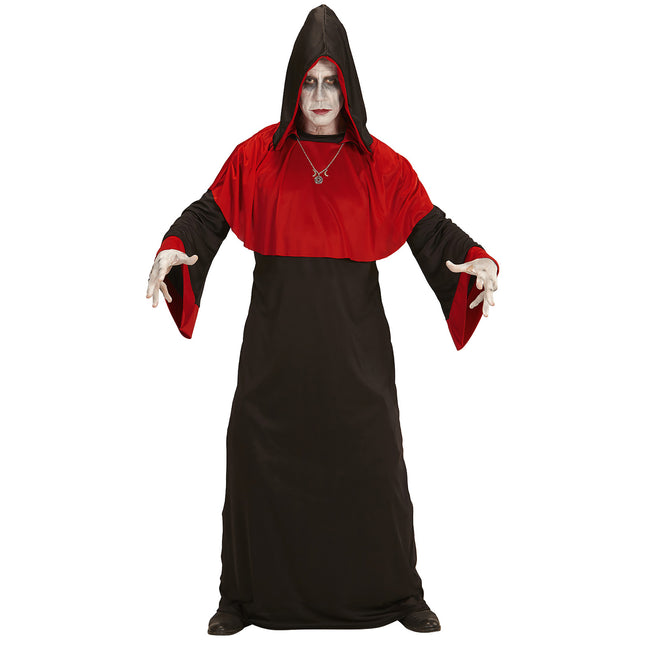 Disfraz de Halloween Negro Rojo Demonio para Hombre