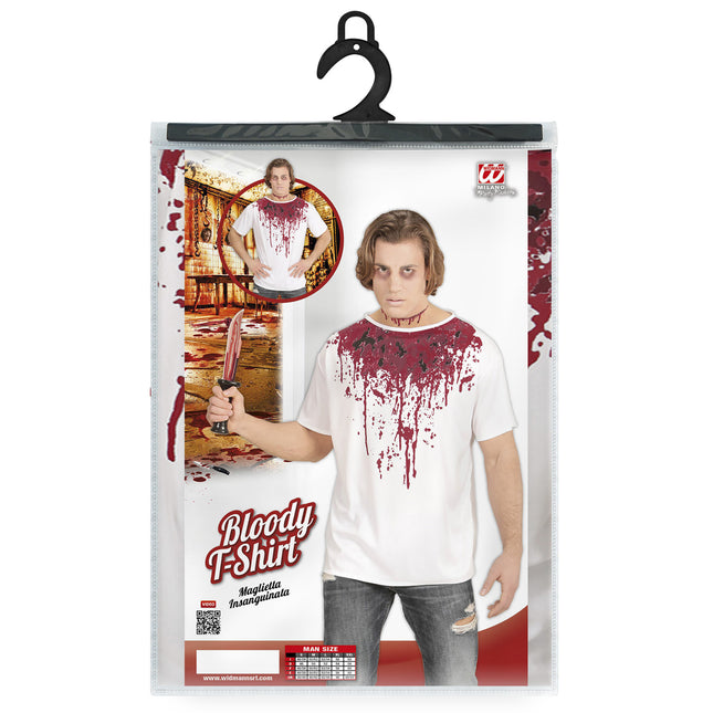 Camisa Halloween Hombre Sangrienta