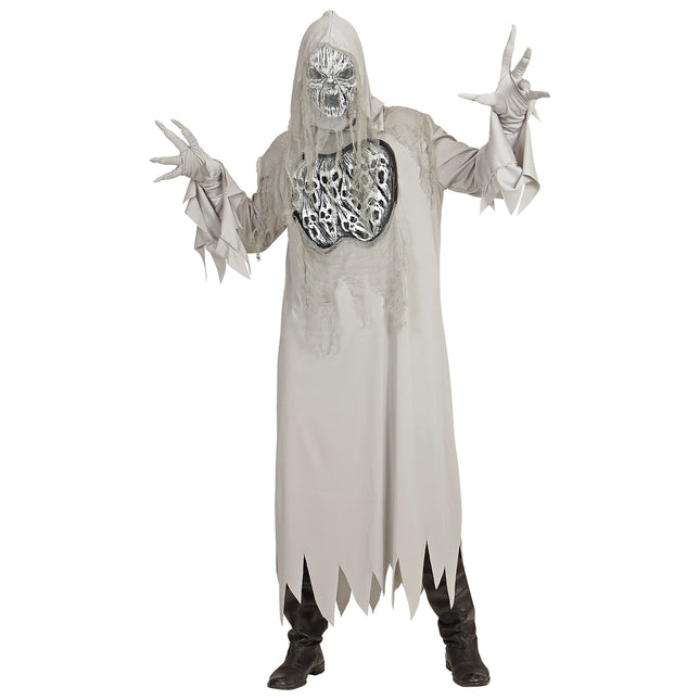 Disfraz Halloween Fantasma Gris