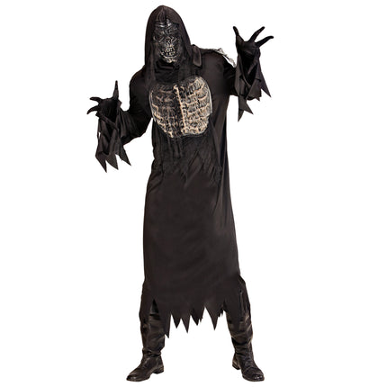 Disfraz Halloween Espiritu Negro Hombre