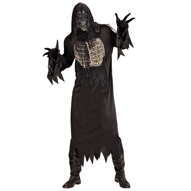 Disfraz Halloween Espiritu Negro Hombre