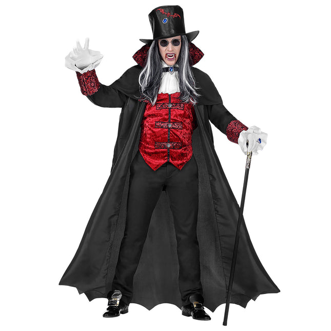 Disfraz de Halloween de Vampiro para hombre 4 piezas