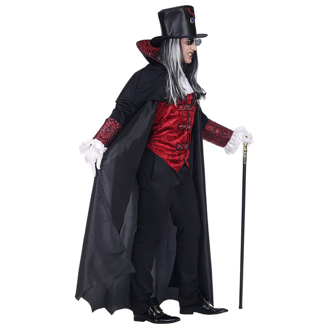 Disfraz de Halloween de Vampiro para hombre 4 piezas