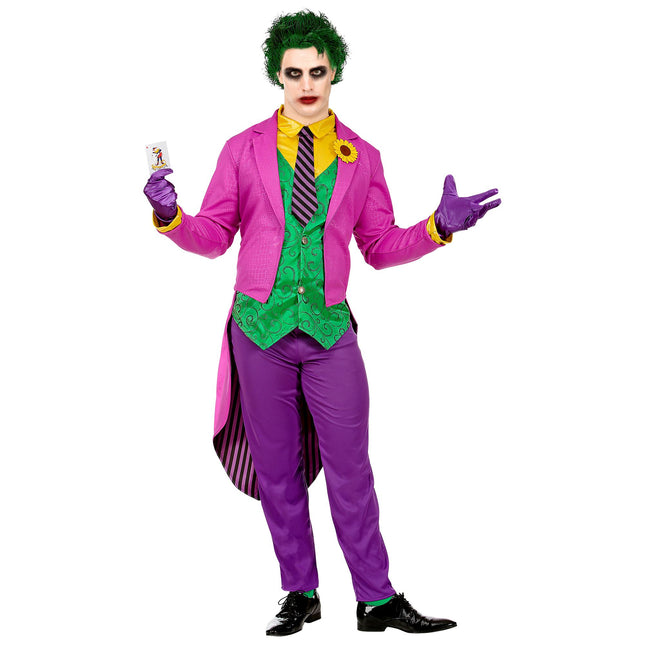 Disfraz Halloween Joker Rosa Hombre