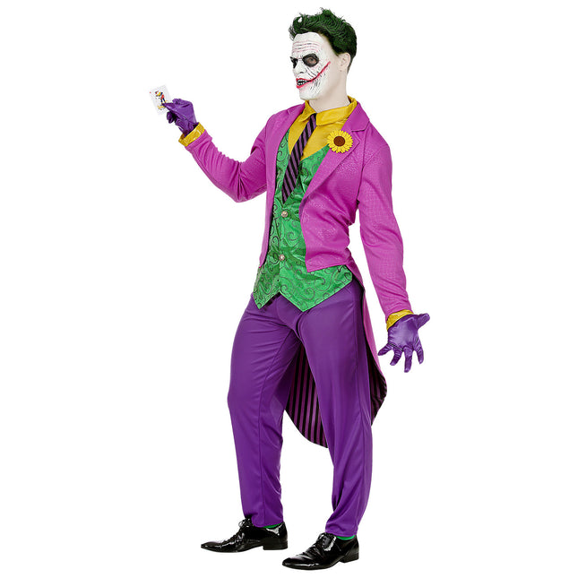 Disfraz Halloween Joker Rosa Hombre