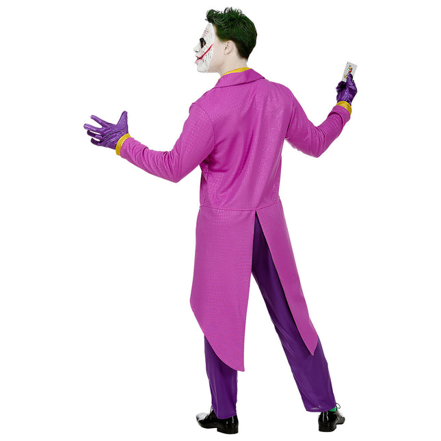 Disfraz Halloween Joker Rosa Hombre