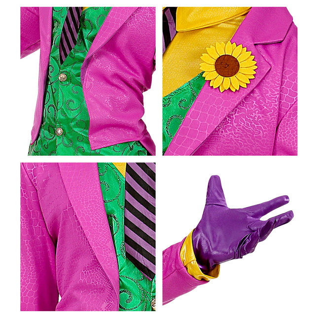 Disfraz Halloween Joker Rosa Hombre