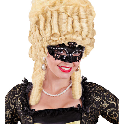 Máscara Ojos Negra Venecia Negra