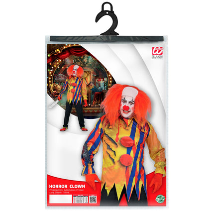 Camisa de Halloween Payaso para hombre