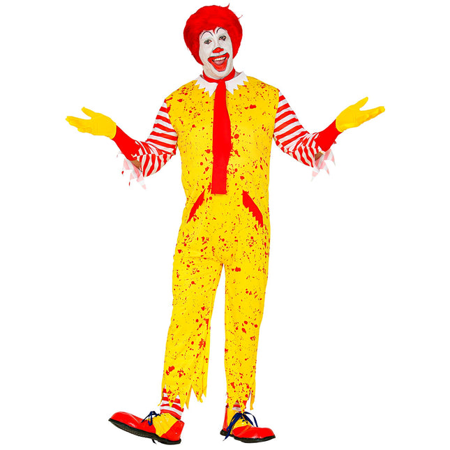 Disfraz Halloween Payaso Amarillo Hombre