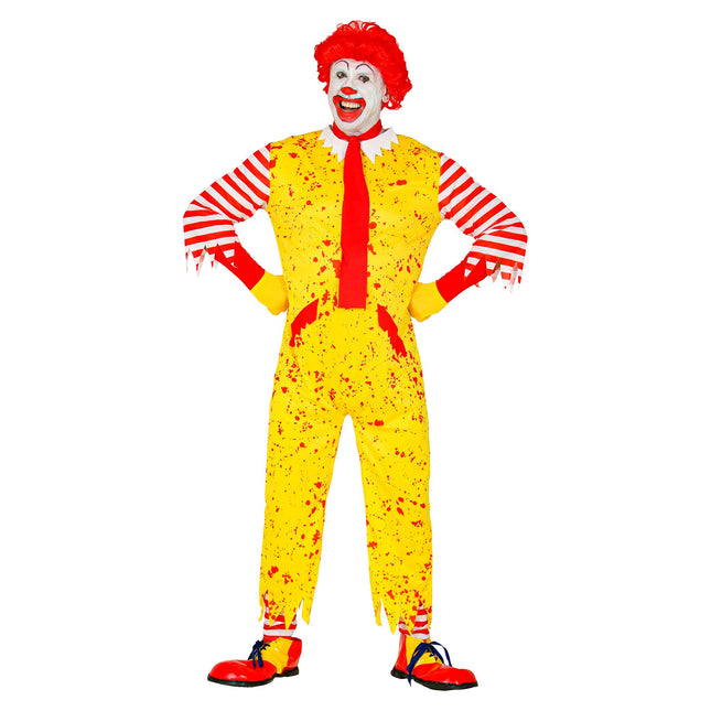 Disfraz Halloween Payaso Amarillo Hombre