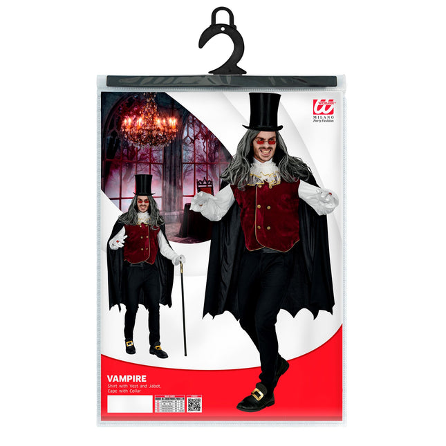 Disfraz de Halloween Vampiro 3 piezas para hombre