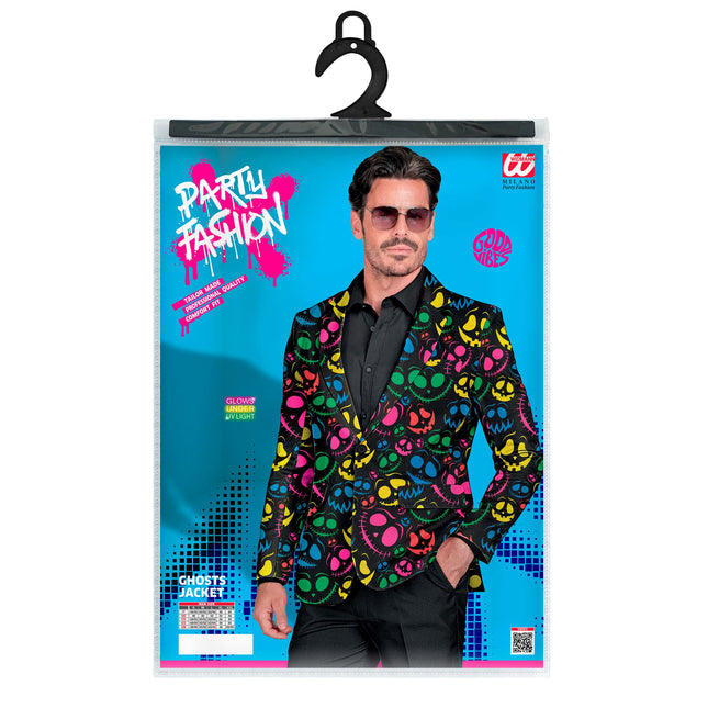Chaqueta Halloween Hombre Fantasmas