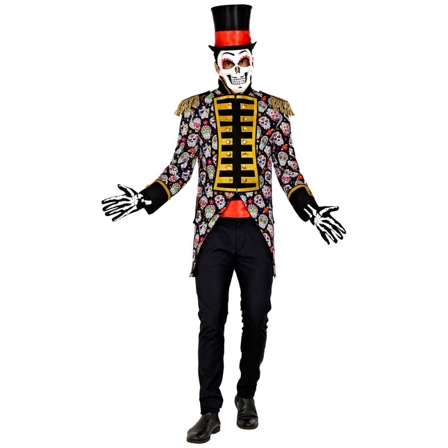 Chaqueta Día De Los Muertos Hombre Neón