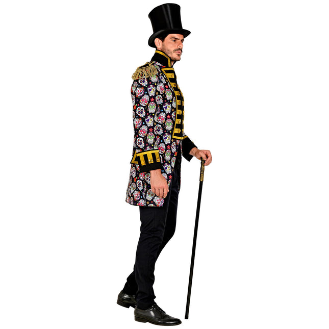Chaqueta Día De Los Muertos Hombre Neón