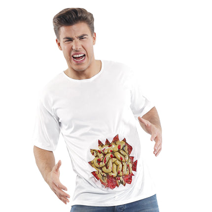Camisa de Halloween Intestinos de hombre