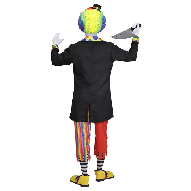 Traje de payaso hombre 5 piezas