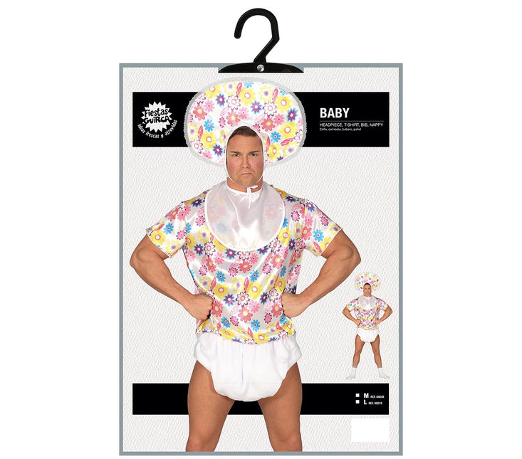 Disfraz de bebé para hombre