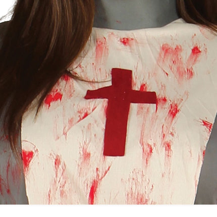 Disfraz de Halloween de Enfermera Deluxe para Mujer