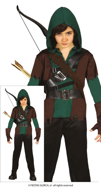 Disfraz de Robin Hood Deluxe Niño