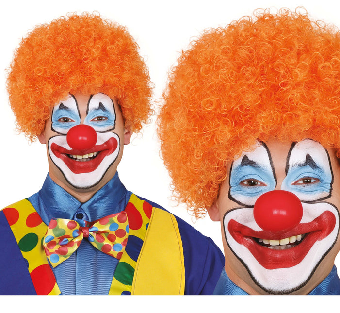 Peluca Rizos Naranja