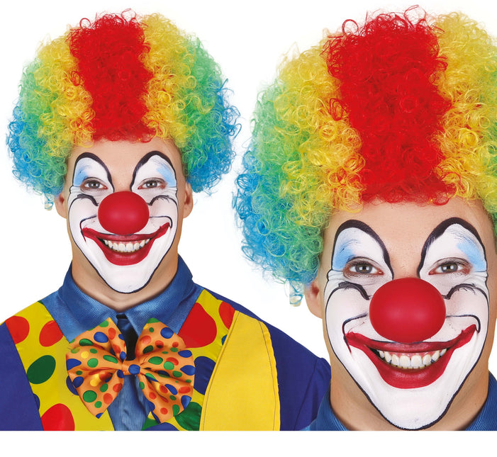 Peluca Multicolor Rizos