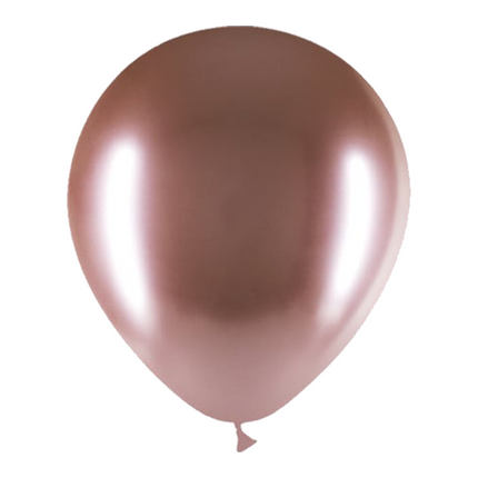 Globos Oro Rosa Cromados 30cm 10pcs