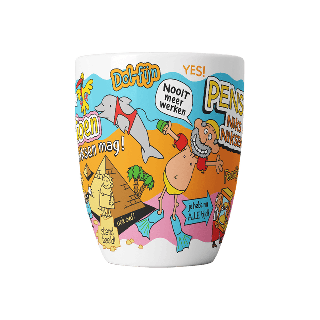 Cartoonmok - Pensioen, niks moet van Paper Dreams koop je bij Partywinkel