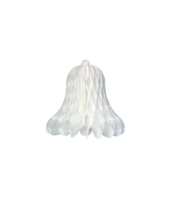 Campana de Navidad 30 cm - Blanca